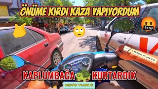  Kaplumbağa Kurtardik Benzi̇n Bi̇tti̇ Yolda Katildim Motovlog 6 