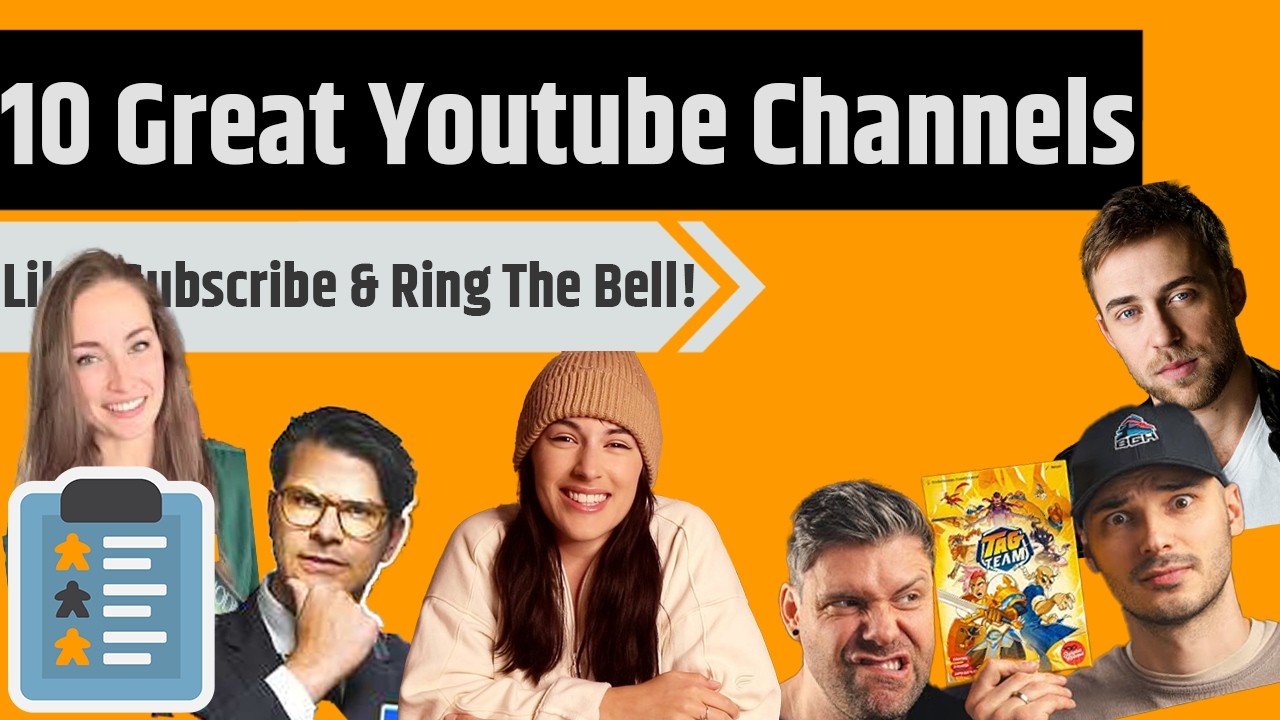 Top 10 Board Game Youtube Channels I Still Watch in 2026