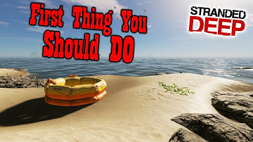 FIRST Thing you need to do when getting on a ISLAND in Stranded Deep