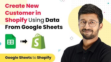 How to Create New Customer in Shopify Using Data From Google Sheets - Google Sheets to Shopify