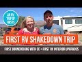 RV SHAKEDOWN! First Boondocking + First Mods & Upgrades. Pre-RV Makeover Warmup  | Full-time RV Life