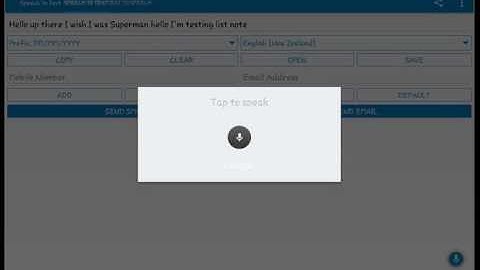 Android Listnote, Speech to Text App