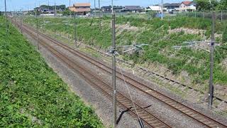 E657系K12編成　74M　特急ときわ74号 品川 行　岩間～友部　大沢跨線橋　通過　2018.05.20