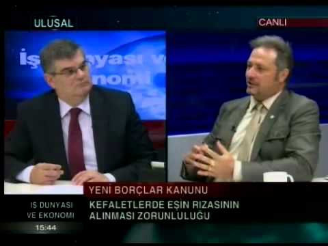 Borçlar Kanunu'nun Kazanımları Korunmalı- UlusalKanal31072012-Av.İsmail Altay