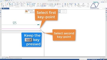 Solid Edge - Using the Shift Key in Chamfer Dimension