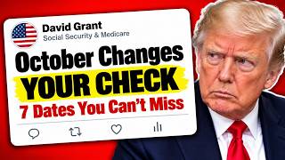 📌 OCTOBER WARNING: 7 Dates That Hit Your Social Security, Medicare & SNAP (Share With Family!)