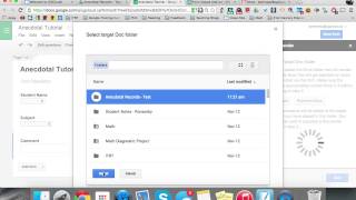 Anecdotal Records: Google Forms + Form Values + DocAppender