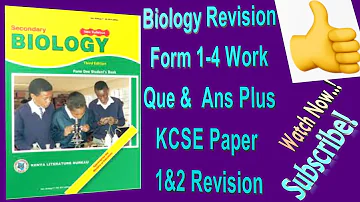 Biology Form 3 | Questions & Answers | KCSE Revision Paper 1&2 | Biology Form 1-4 Revision Q/A 2023