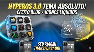 NOVO! Tema LIQUID GLASS para HyperOS 3: Como Instalar no seu Xiaomi!