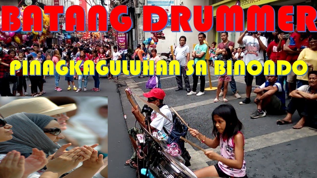 SA BINONDO NAMAN NAGBIGAY KASIYAHAN ANG BATANG DRUMMER