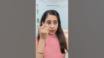 The viral button nose contour Hack 🔘🩷 #shortsfeed #shortsviral #shorts  #youtubeshorts #shortvideo