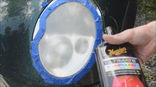 Restore Headlights with Sandpaper & Meguiars Ultimate Compound