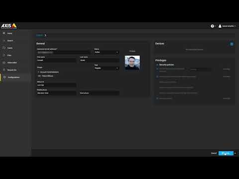 AXIS Case Insight - Creating and managing users
