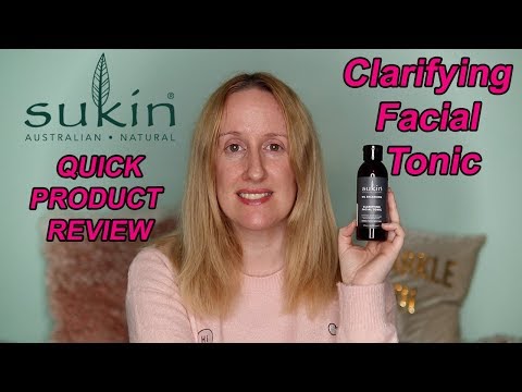 Video: Sukin Oil Balancing Clarifying Facial Tonic Review