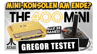 Die LETZTE Mini-Konsole? 💾 ATARI THE400 MINI im ultimativen Hardware-Test + aller 25 Games (Review)