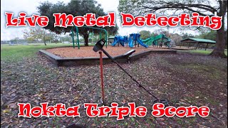 Live Metal Detecting Nokta Triple Score