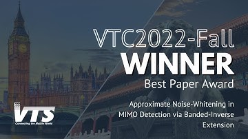 VTC2022-Fall: Approximate Noise-Whitening in MIMO Detection via Banded-Inverse Extension