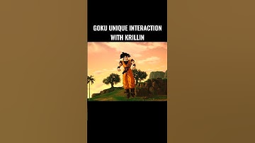 Goku Unique Interaction With Krillin 🤯 #crashout #krillin #sparkingzero #dragonball #dbz