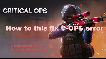 How to fix C-OPS Cannot Resolve Destination Host Error Tutorial.