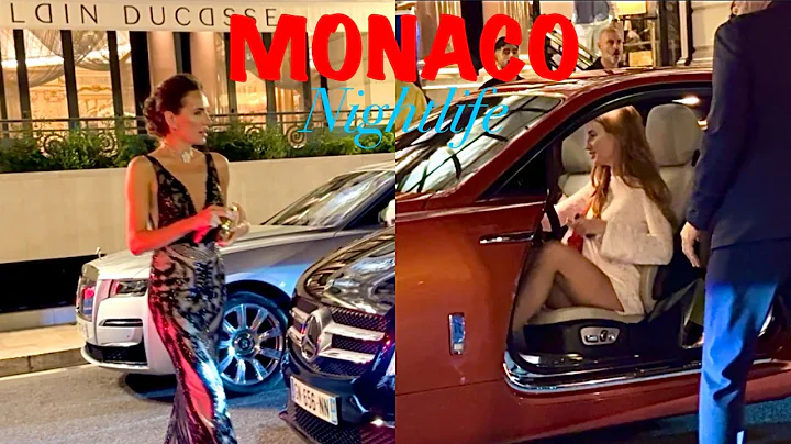 MONACO LUXURIOUS LADY NIGHTLIFE💸 #billionaires #monaco #supercars #luxury 
