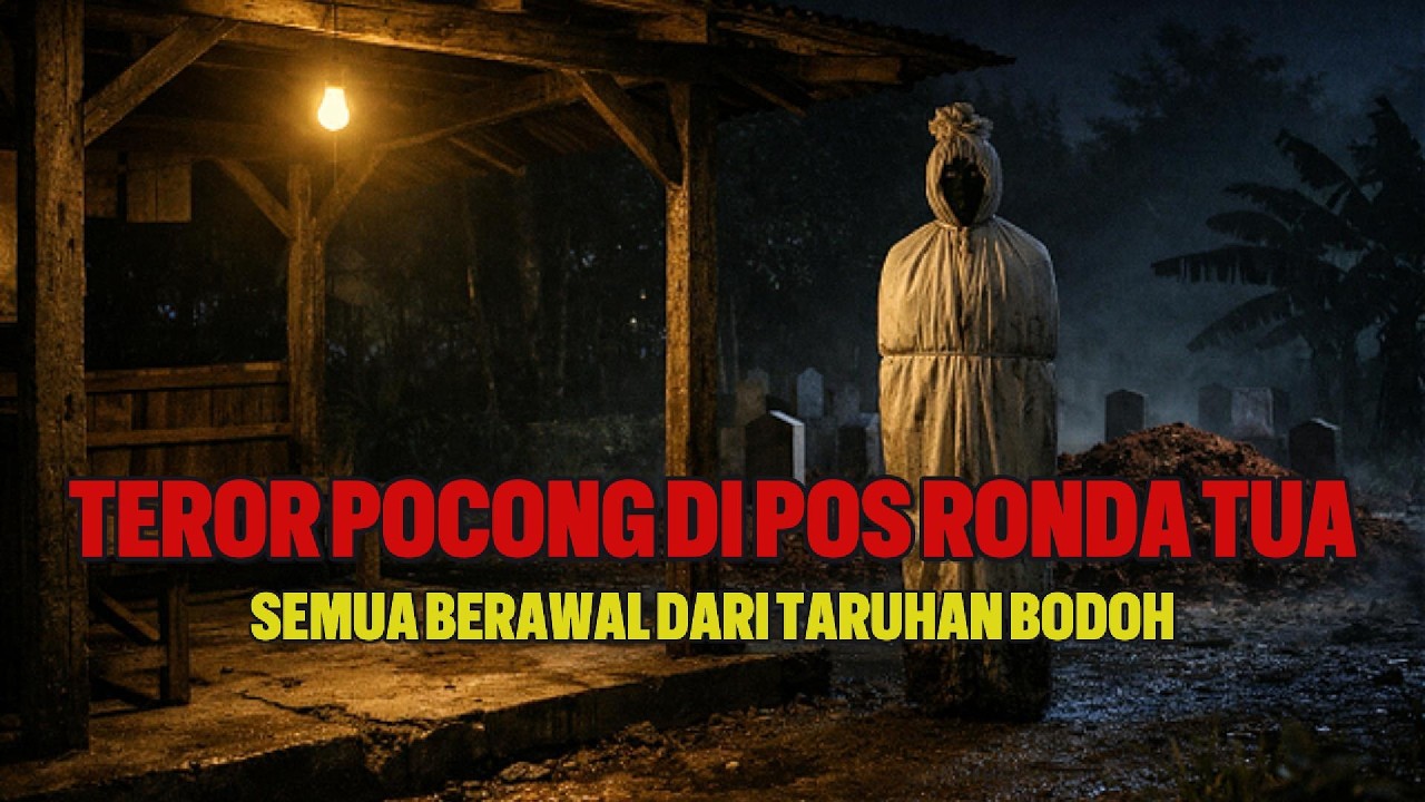 Teror Pocong di Pos Ronda Tua - Cerita Horor #horror #storytelling #misteri #ceritahoror