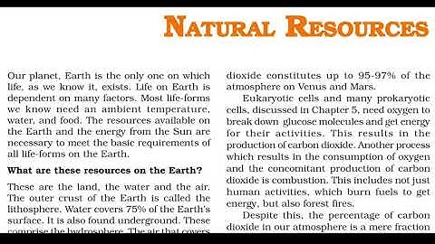 Natural Resources (PART-1) | Class 9 Science Chapter 14 Explanation हिंदी में #ncert