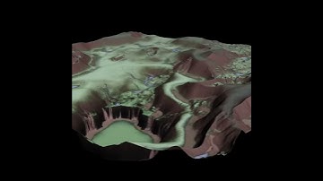 "Here Comes The Rain Again....." #houdini #terrain #erosion 4kp30