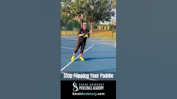 Stop Flipping Your Pickleball Paddle — Use Angle to Lift the Ball - Sarah Ansboury