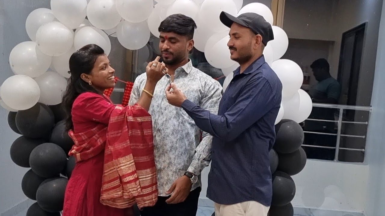 सौरभ भाऊ चा  birthday celebration 😍mast डेकोरेशन केल धमाल मस्ती 🤗 सौरभ भाऊ साठी गिफ्ट 🎁 आमची पार्टी