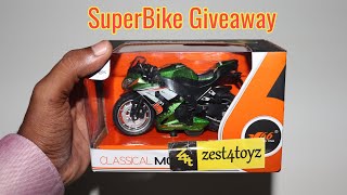 Diecast Ninja SuperBike Unboxing & Giveaway – Chatpat toy tv