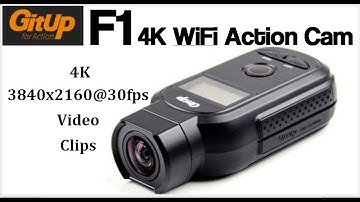 GitUp F1 90° 4K Action Camera review - 4K Video Clips