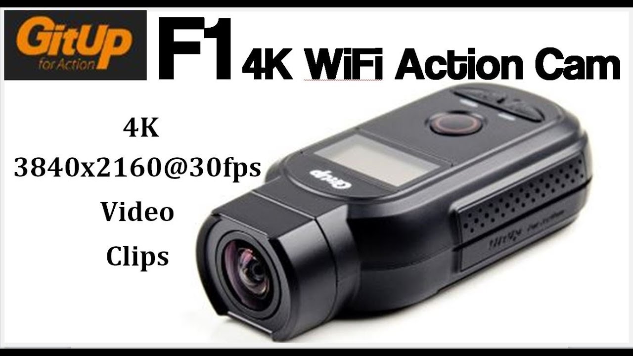 GitUp F1 90° 4K Action Camera review - 4K Video Clips