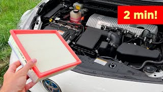 How To Replace Your Toyota Engine Air Filter | Corolla, Yaris, Auris, RAV4, C-HR, Prius replacement