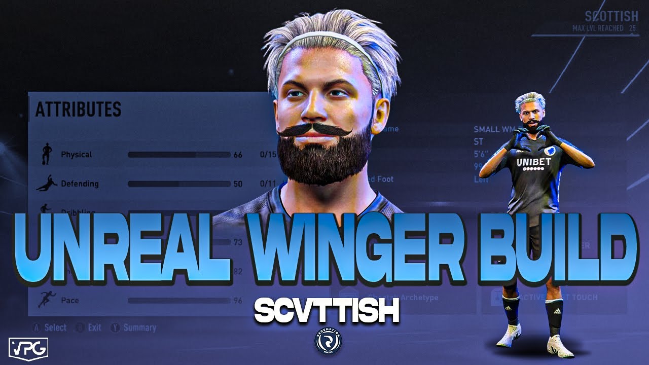 UNREAL WINGER BUILD ON FIFA 22 11v11 PRO CLUBS YouTube