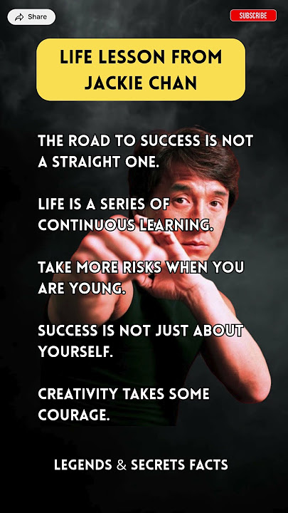 I Learned from Jackie Chan's LIFE-CHANGING Advice #jackiechan #lifelessons #facts #shorts
