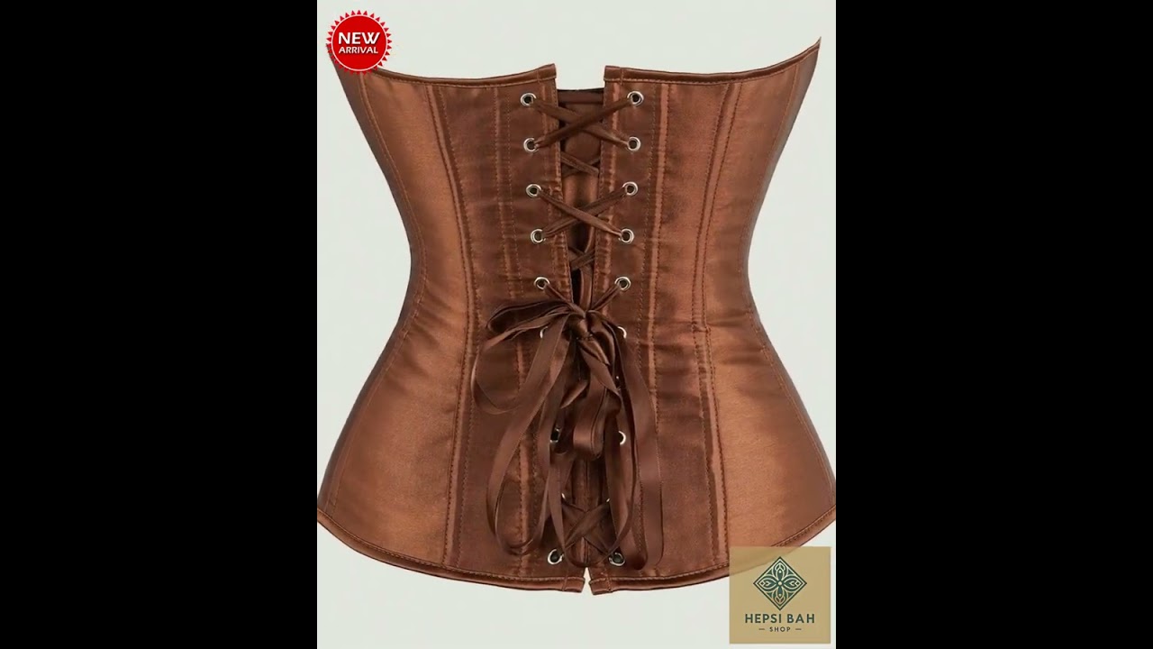 Women's Fishbone Shapewear Bandeau Corset Top, Slimming Waist Tight Fitted Tops For New Year Part…