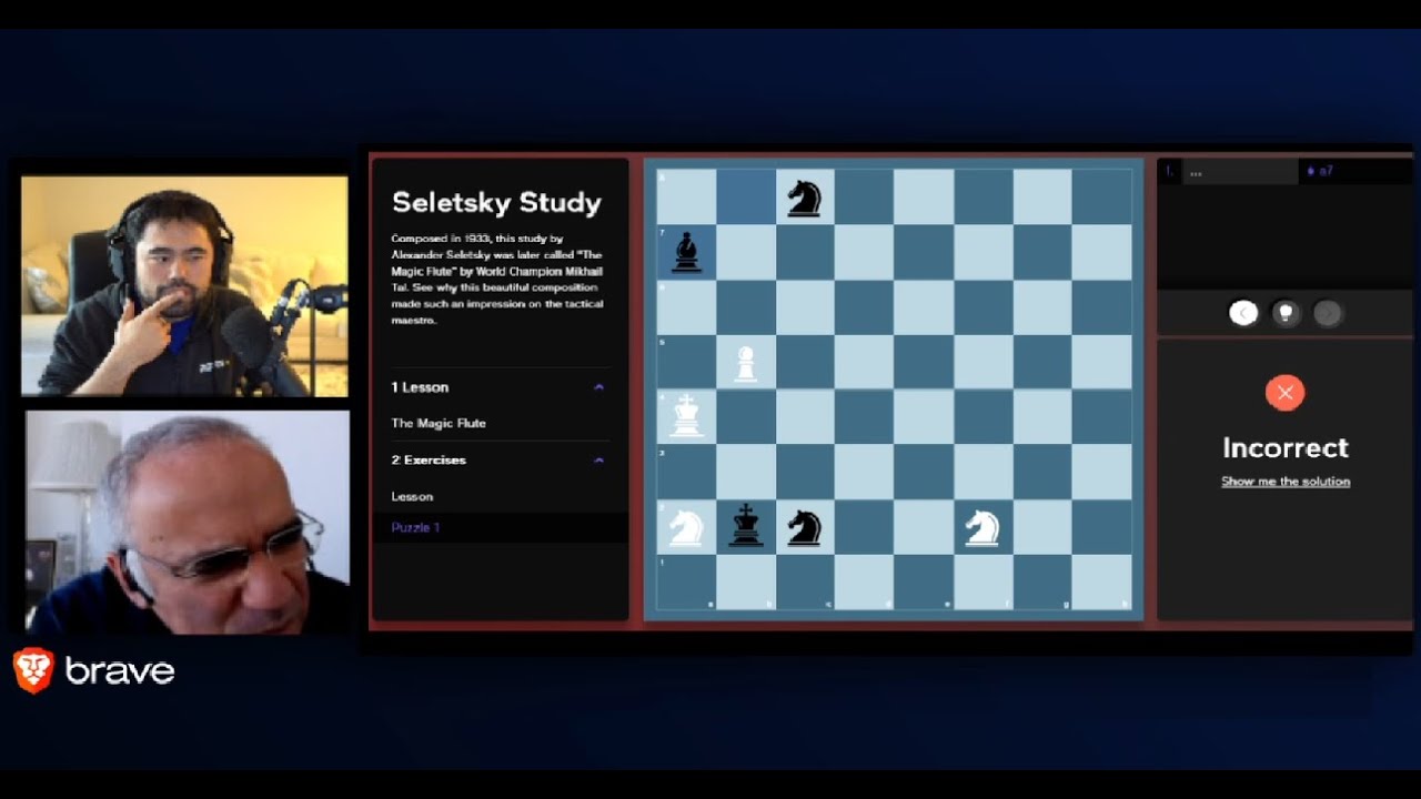 Kasparov Mates in 3 Chess Puzzle - SparkChess