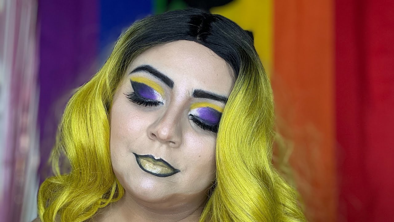 💛 Nonbinary Flag Makeup Tutorial | Celebrate Pride Through Color 🌈