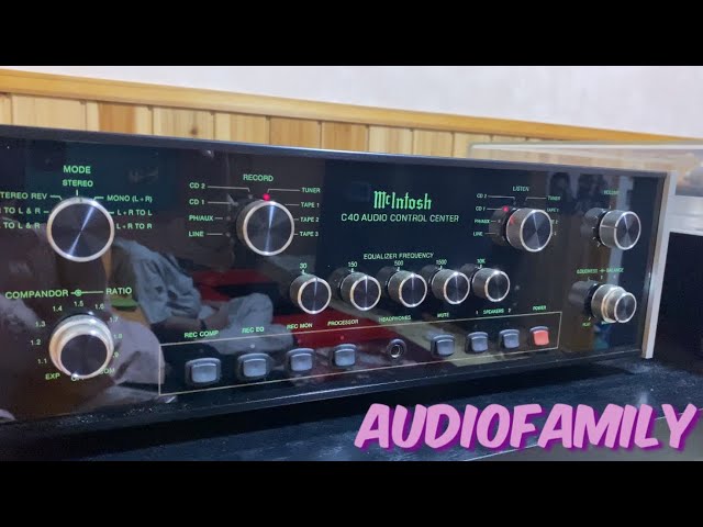 McIntosh C40納品🚛からのオーディオファミリーお宅訪問🏡 - YouTube