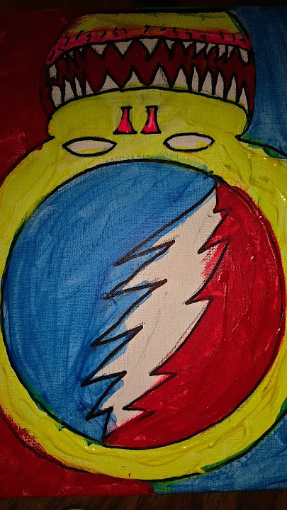 A gentle #Twist on the #deadhead #painting for #patreon #shadetreearmy #forgottenangels #art #calm