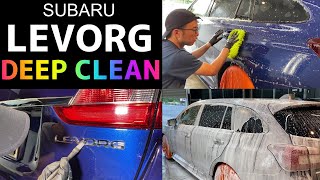 スバルレヴォーグを徹底洗車します。SUBARU LEVORG/ Satisfying Car Detailing