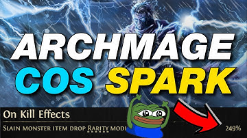 [PoE 2] Spark Archmage 250% RARITY Cast on Shock Stormweaver Build - Path of Exile 2