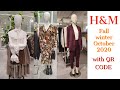 H&M LATEST FALL WINTER COLLECTIONS OCTOBER 2020 WITH QR CODE | #H&M #FALL #WINTER #FASHION #TREND