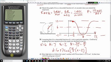 Graphing Sine & Cosine with Real-World Data