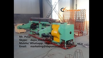 3”Reverse twisted Hexagonal wire mesh weaving machine
