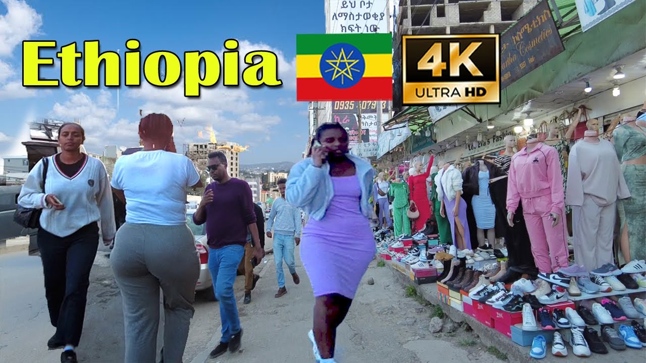 ከቀውጢው ሰፈር ከ22- ቦሌ Addis Ababa Walking Tour (#385) , 🇪🇹 Ethiopia [4K ...