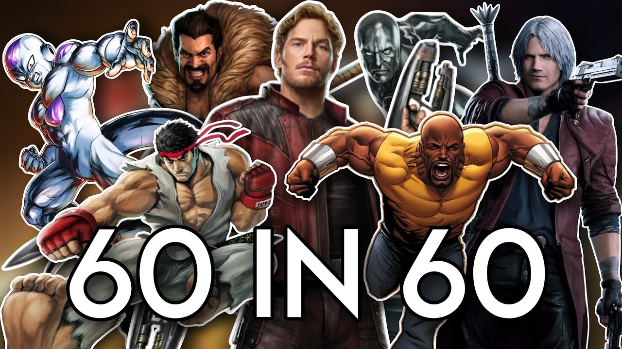 60 Characters Example 60 Infinite Lives characters in 60 seconds - YouTube