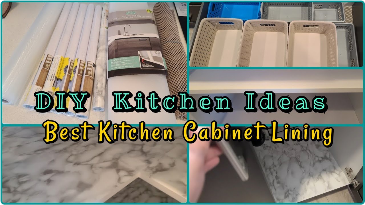 Instantly Update The Look Of Your Kitchen With DIY Shelf Liners