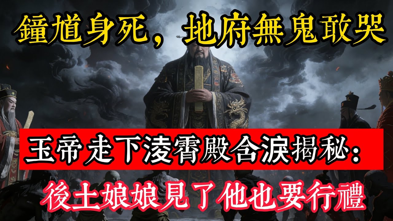 鐘馗身死，地府無鬼敢哭，玉帝走下淩霄殿，率滿天星宿下跪！含淚揭秘：他不是捉鬼天師，他的真實身份，後土娘娘見了也要行禮#立地成佛#念佛修行#因果正見#修行障礙化解#生死因果#佛学#佛教