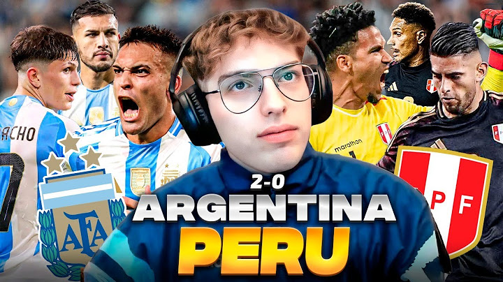 DAVOO XENEIZE OPINA DE ARGENTINA 2 PERU 0 (2024) - COPA AMERICA (FASE DE GRUPOS)